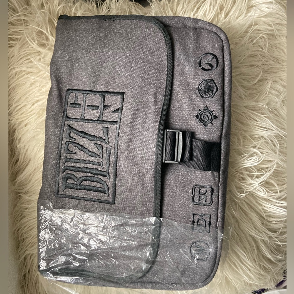 Blizzard bag filled with collectibles
